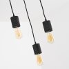Ajaccio Pendant Light black, 3-light sources