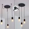 Ajaccio Pendant Light black, 3-light sources