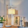 Geelong Table lamp Light wood, white, 1-light source