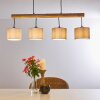Adelboden Pendant Light Light wood, black, 4-light sources