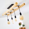 Palmetto Ceiling Light Light wood, black, 4-light sources