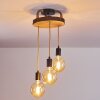 Garland Ceiling Light Dark wood, black, 3-light sources