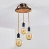 Garland Ceiling Light Dark wood, black, 3-light sources
