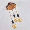 Garland Ceiling Light Dark wood, black, 3-light sources