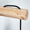 Gainesville Wall Light Light wood, black, 1-light source