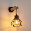 Gainesville Wall Light Light wood, black, 1-light source