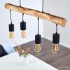 Ajaccio Pendant Light Dark wood, black, 4-light sources