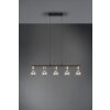 Reality Vannes Pendant Light black, 5-light sources