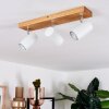 Zuoz Ceiling Light Light wood, 3-light sources