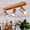 Zuoz Ceiling Light Light wood, 3-light sources