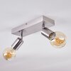 Tulla Ceiling Light matt nickel, 2-light sources