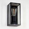 Hakkas Outdoor Wall Light black, silver, 1-light source