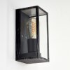 Hakkas Outdoor Wall Light black, silver, 1-light source