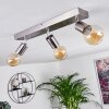 Tulla Ceiling Light matt nickel, 3-light sources