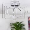 Maluma Ceiling Light chrome, 1-light source