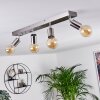 Tulla Ceiling Light matt nickel, 4-light sources