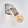 Tulla Wall Light matt nickel, 1-light source