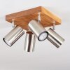 Zuoz Ceiling Light Light wood, 4-light sources