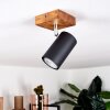 Zuoz Ceiling Light Light wood, 1-light source