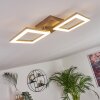 Batuna Ceiling Light LED matt nickel, 1-light source