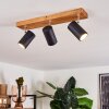 Zuoz Ceiling Light Light wood, 3-light sources