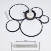 Rodekro Ceiling Light black, 1-light source