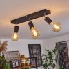 Tulla Ceiling Light black, 3-light sources