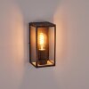 Hamra Outdoor Wall Light black-gold, 1-light source