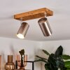 Zuoz Ceiling Light Light wood, 2-light sources
