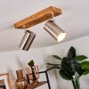 Zuoz Ceiling Light Light wood, 2-light sources