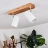 Zuoz Ceiling Light Light wood, 2-light sources