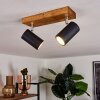 Zuoz Ceiling Light Light wood, 2-light sources