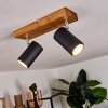 Zuoz Ceiling Light Light wood, 2-light sources