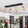 Tulla Ceiling Light brass, black, 4-light sources