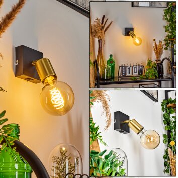 Tulla Wall Light black, 1-light source