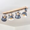 Orny Ceiling Light grey, Light wood, 4-light sources