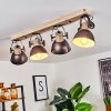 Orny Ceiling Light brown, Light wood, 4-light sources