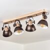 Orny Ceiling Light brown, Light wood, 4-light sources
