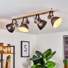 Orny Ceiling Light brown, Light wood, 4-light sources