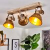 Orny Ceiling Light bronze, Light wood, 3-light sources