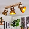 Orny Ceiling Light bronze, Light wood, 3-light sources