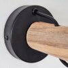 Sunasau Wall Light Light wood, black, 1-light source