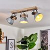Orny Ceiling Light Light wood, silver, 3-light sources