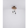 Globo GEORG Ceiling Light Dark wood, black, 3-light sources