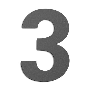 CMD house number anthracite