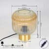 Paeni Table lamp amber, 1-light source