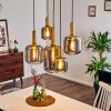 Maliali Pendant Light gold, brass, black, 5-light sources