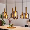 Maliali Pendant Light gold, brass, black, 6-light sources