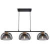 Globo VITIANO Pendant Light brown, black, 3-light sources