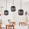 Mongolei Pendant Light black, 3-light sources